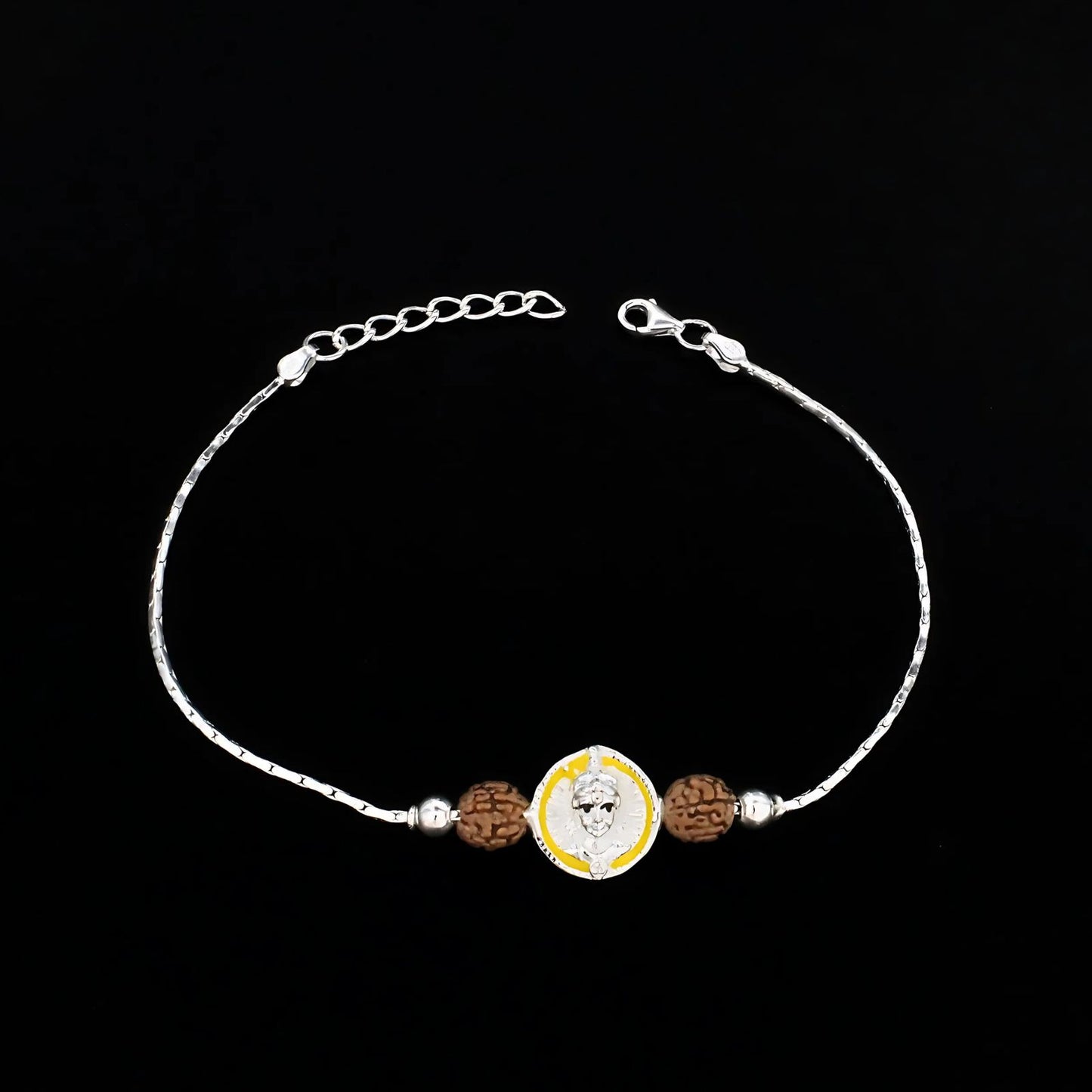 925 Real Silver Bracelet for Raksha Bandhan 7.7"