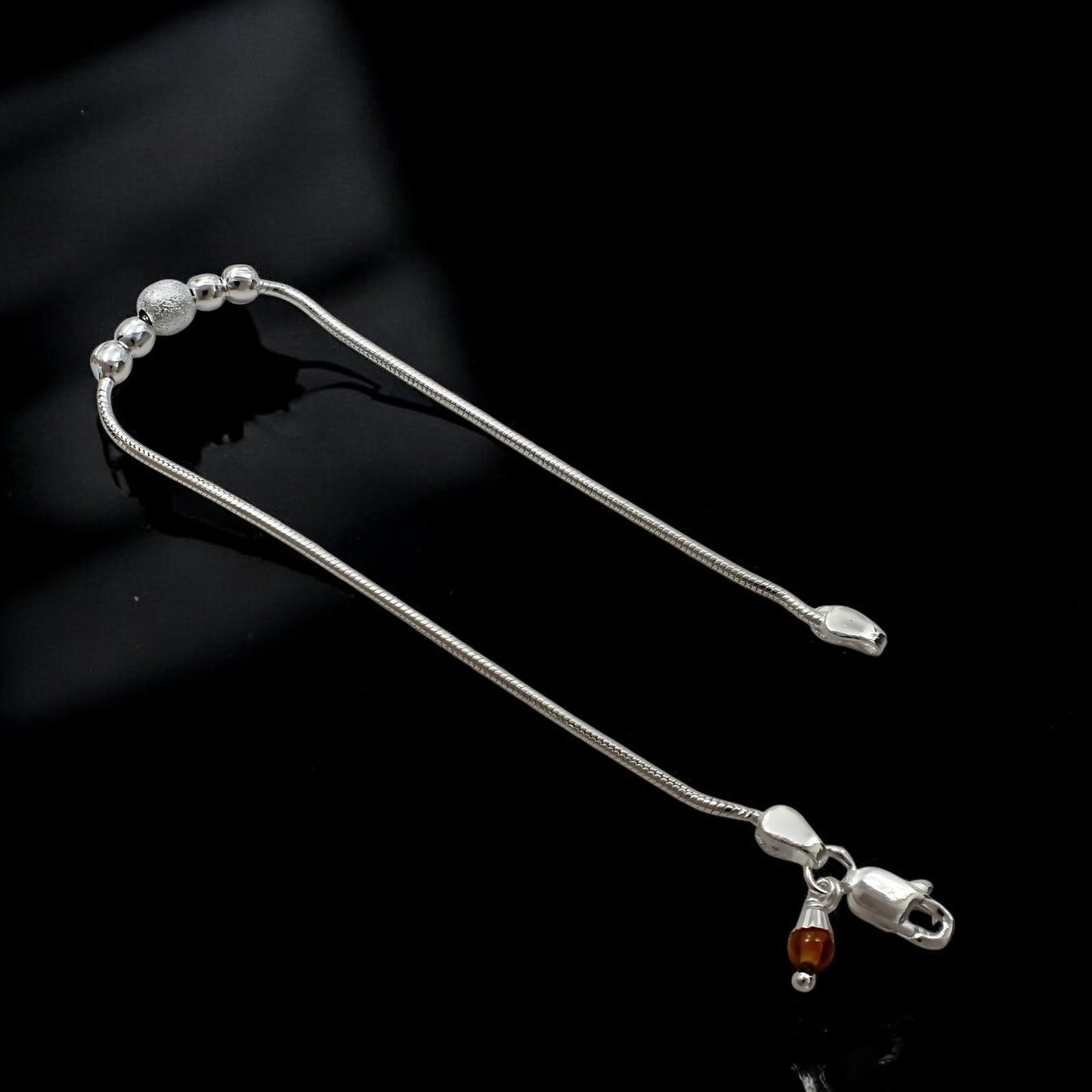 Real Silver Bracelet unique Rakhi 8.3"
