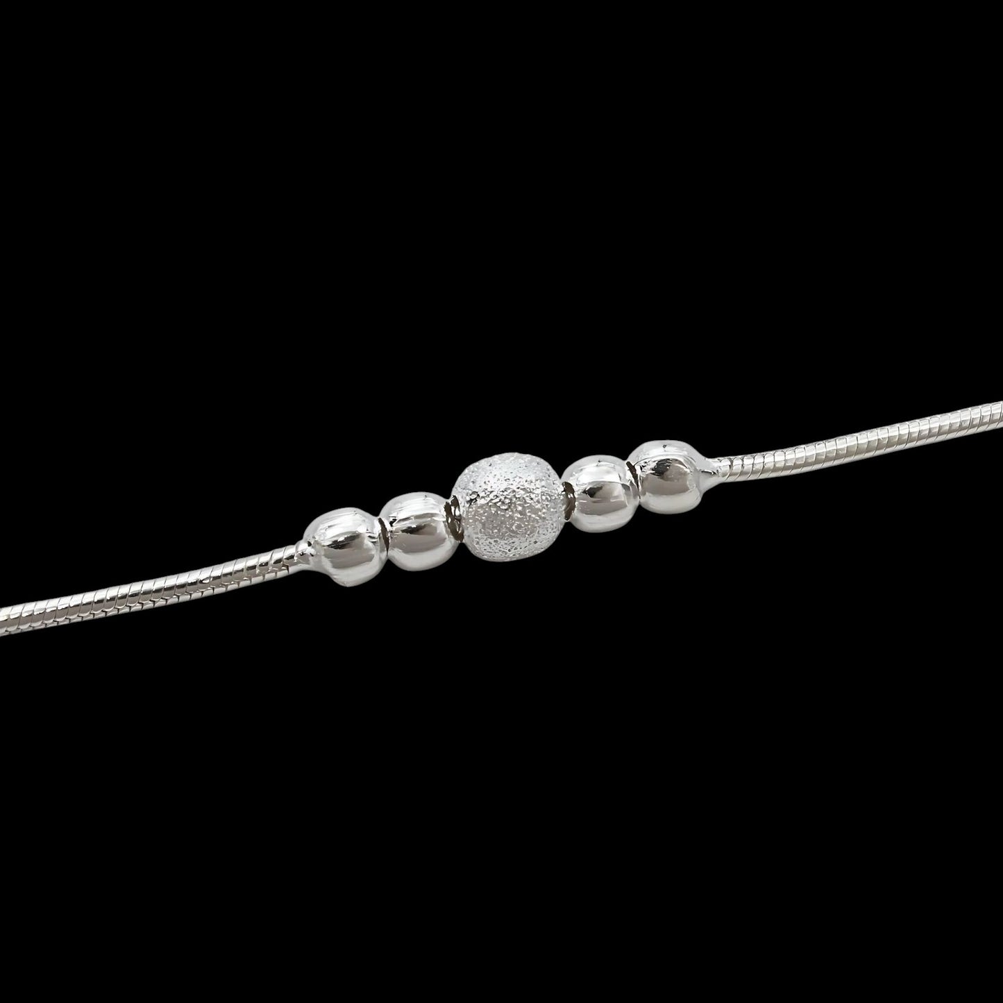 Real Silver Bracelet unique Rakhi 8.3"