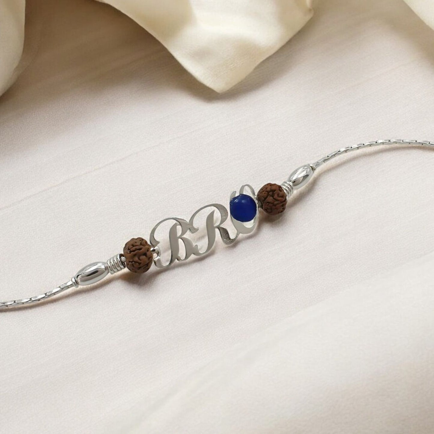925 Real Silver Bracelet Bro Rakhi 8"