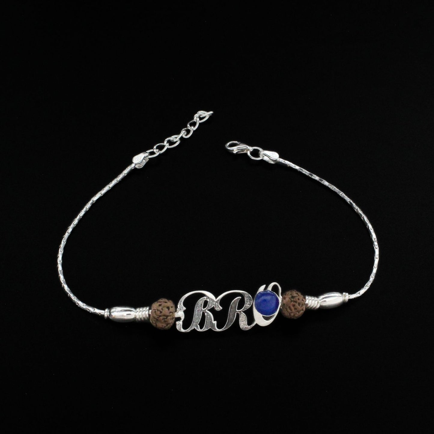 925 Real Silver Bracelet Bro Rakhi 8"