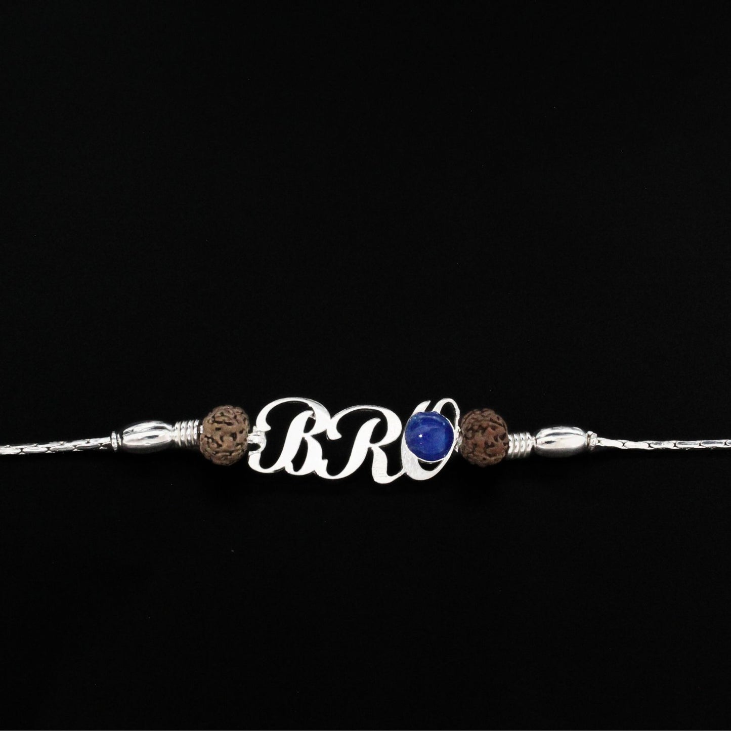 925 Real Silver Bracelet Bro Rakhi 8"