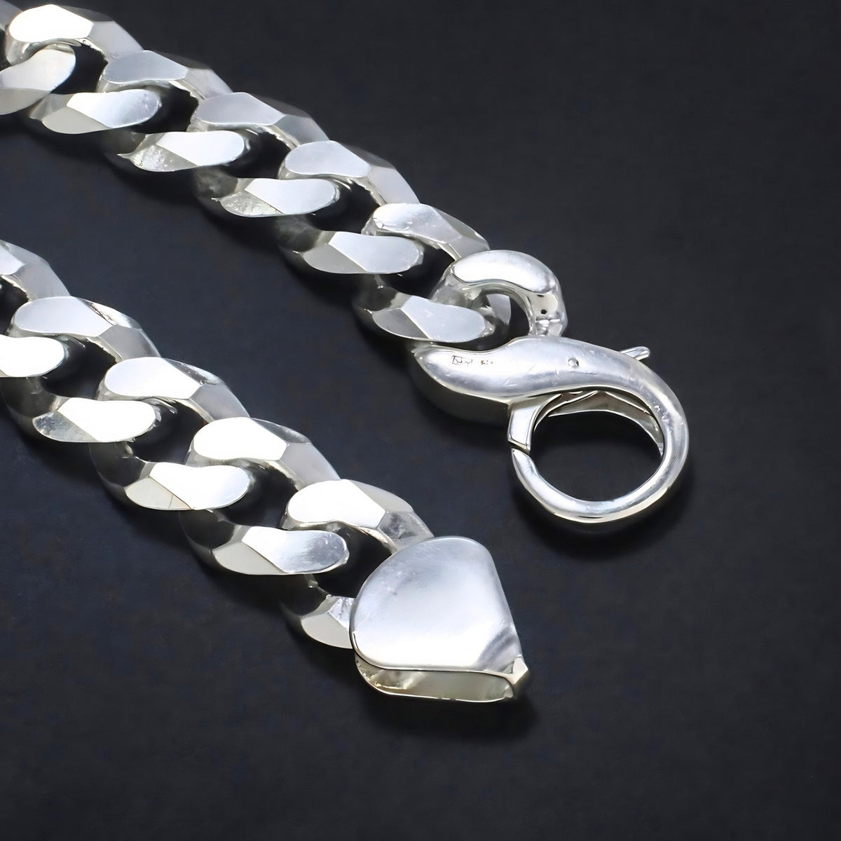 925 Sterling Silver Heavy Cuban Link Men's Bracelet