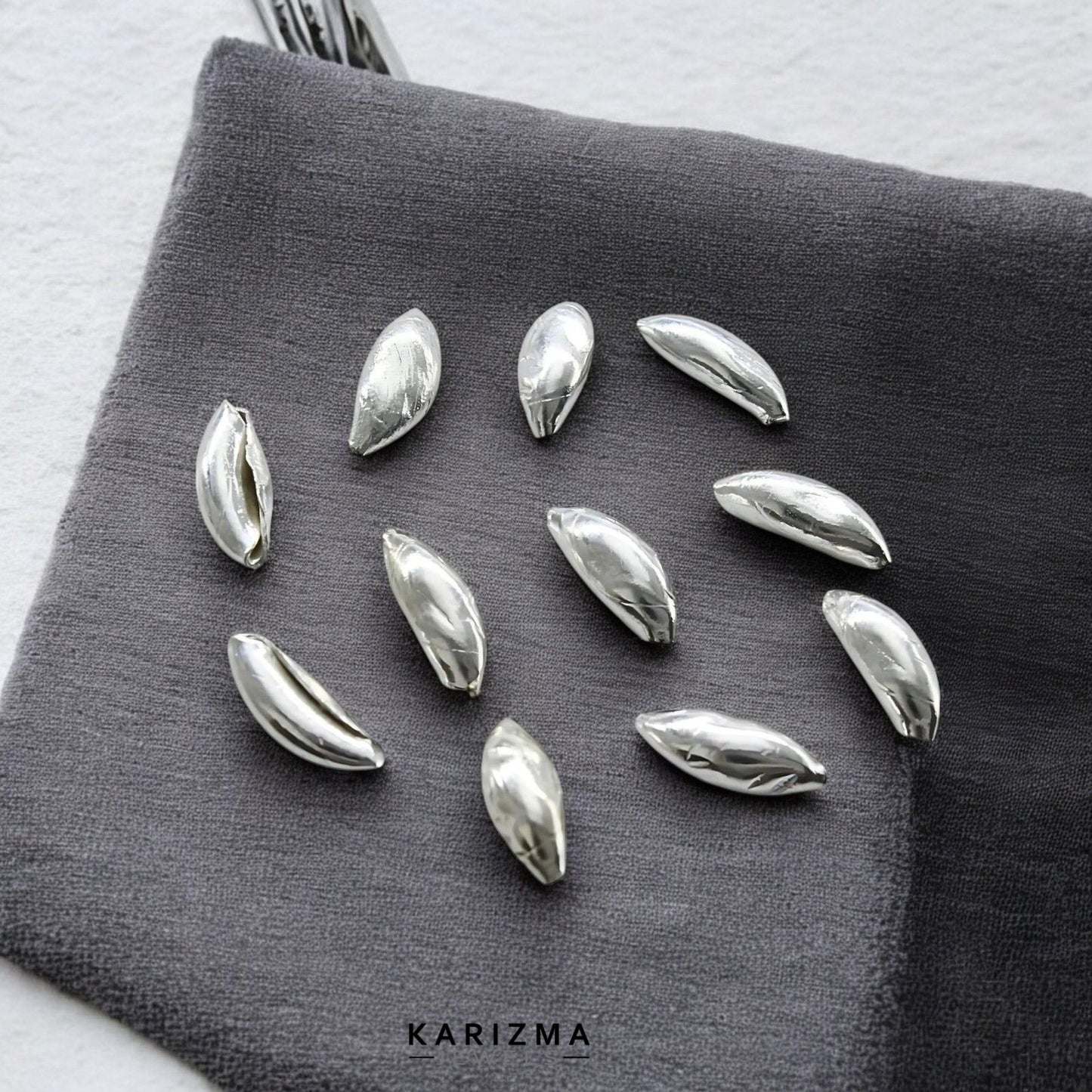 Real Sterling Silver Rice Chawal Ke Daane for Puja remedies