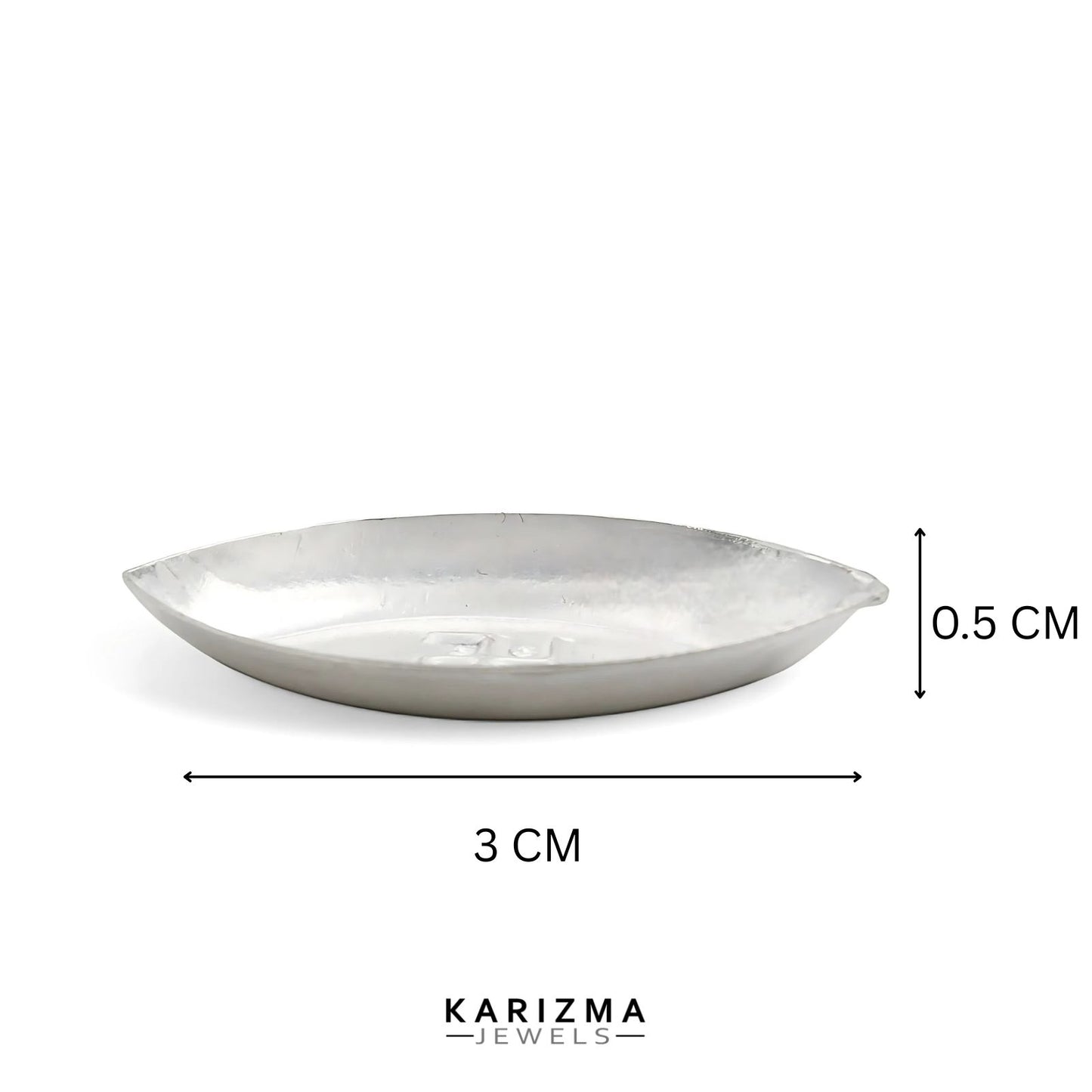 Real Sterling Silver Boat Chandi Naav With Swastik Puja remedies for Daily use