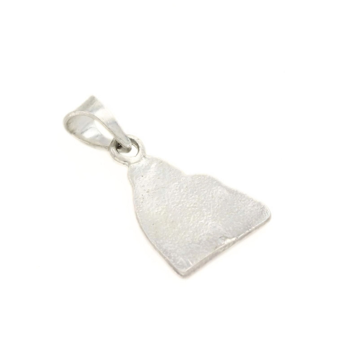 Real Sterling Silver Sai Baba Symbol Pendant – Religious Blessing Jewelry