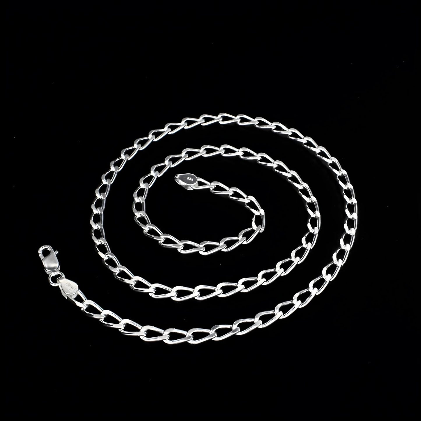 925 Sterling Silver divine Cuban Link Neck chain 20"