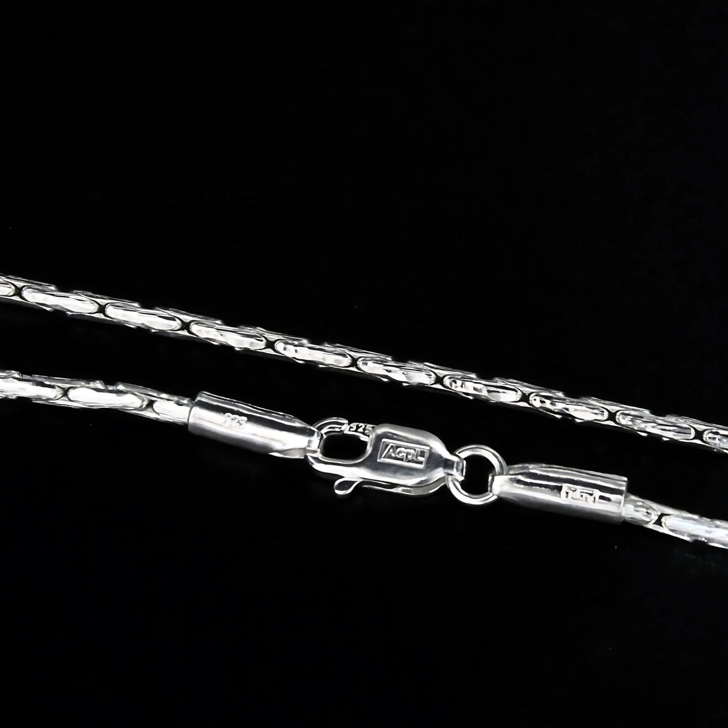 925 Sterling Silver women unique Neck chain 20"