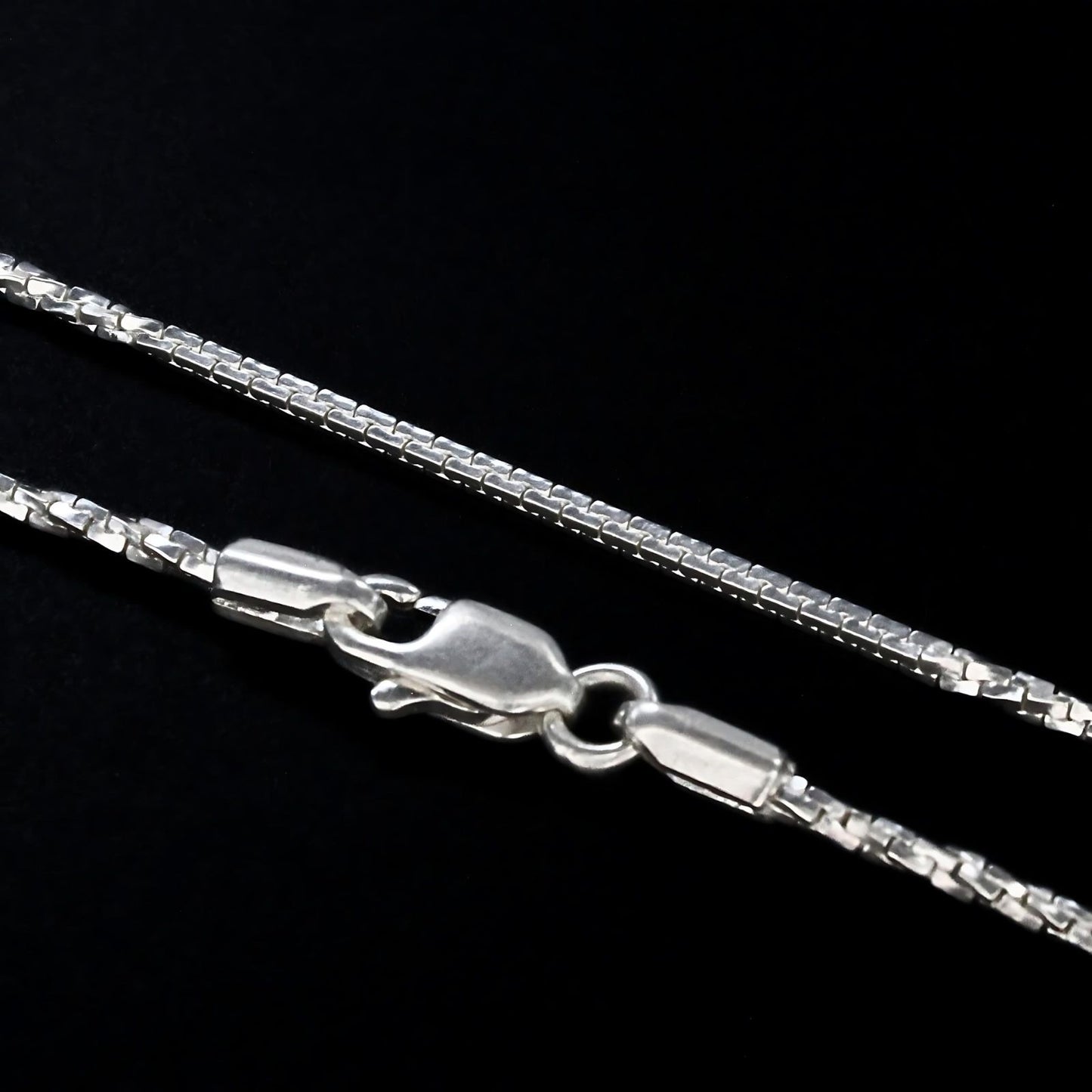 Real Silver women handmade Twisted Neck chain 22.5"