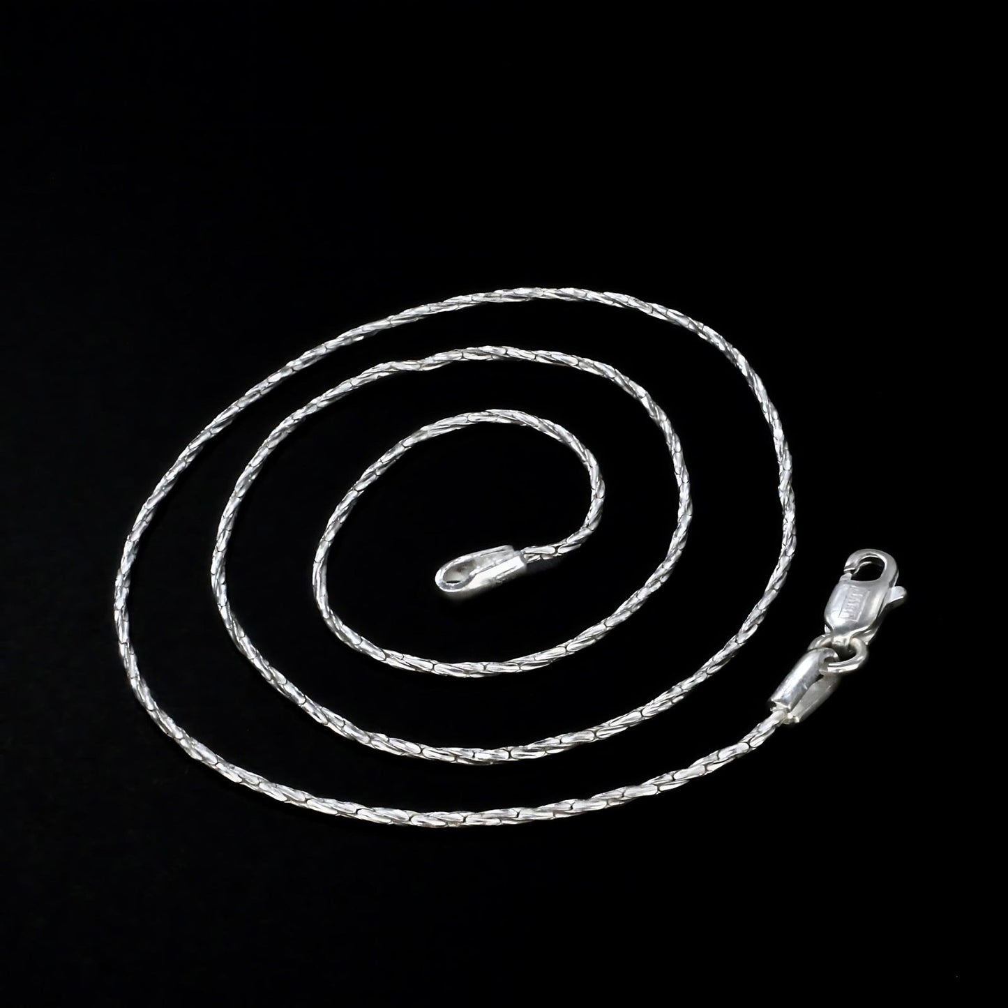 Real Silver women Cardano Link Neck chain 18"