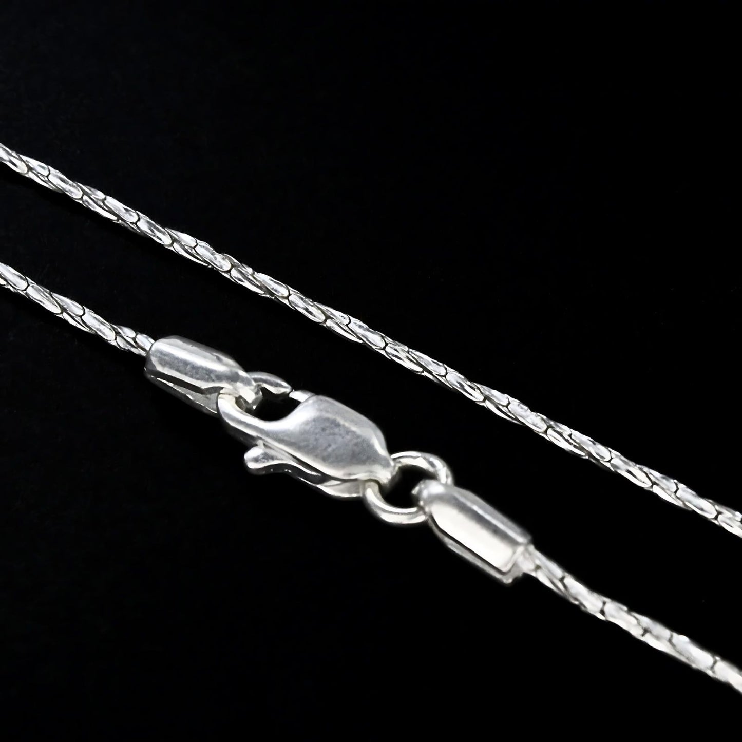 Real Silver women Cardano Link Neck chain 18"