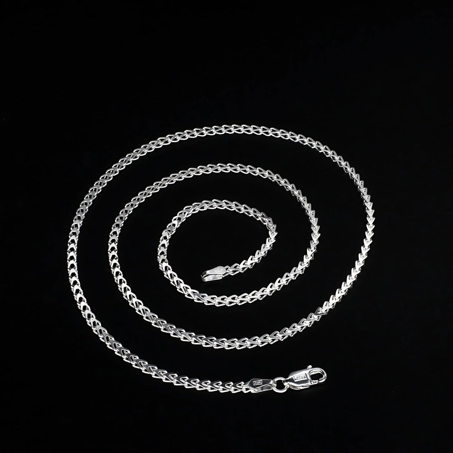 925 Sterling Silver women Stylish Neck chain 20"