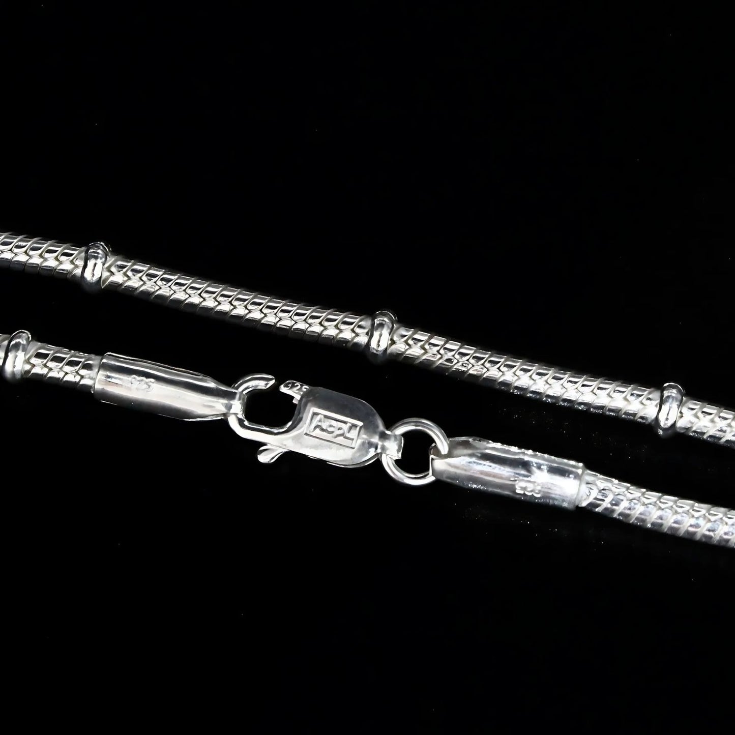 925 Sterling Silver women divine Snake Neck chain 20"