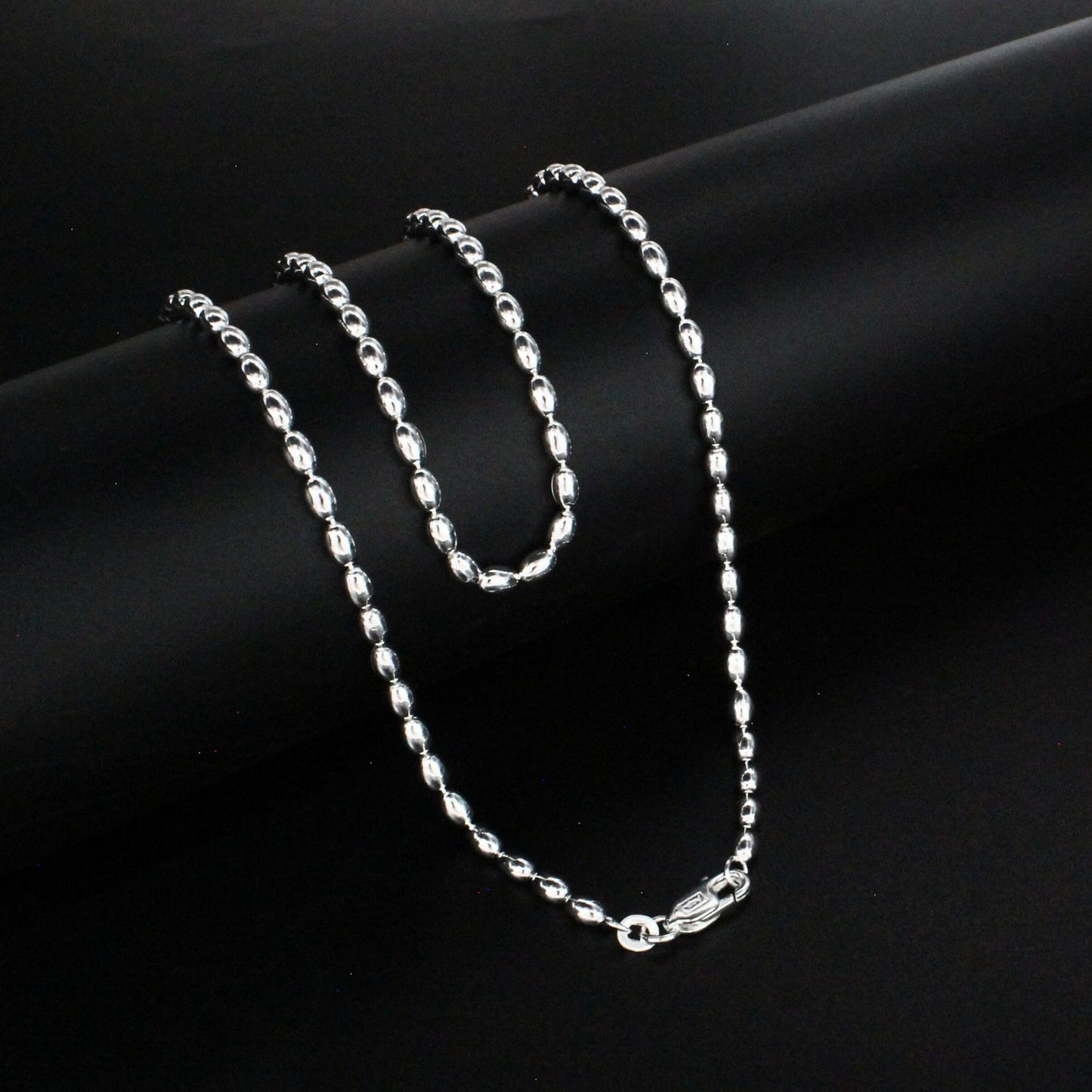 925 Sterling Silver capsule design Neck chain 20"