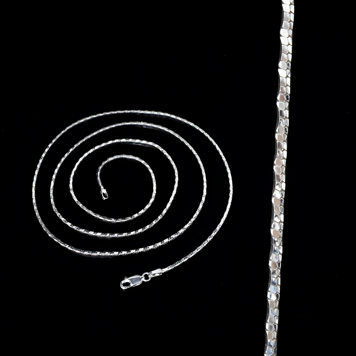 925 Sterling Silver women Neck chain 30"