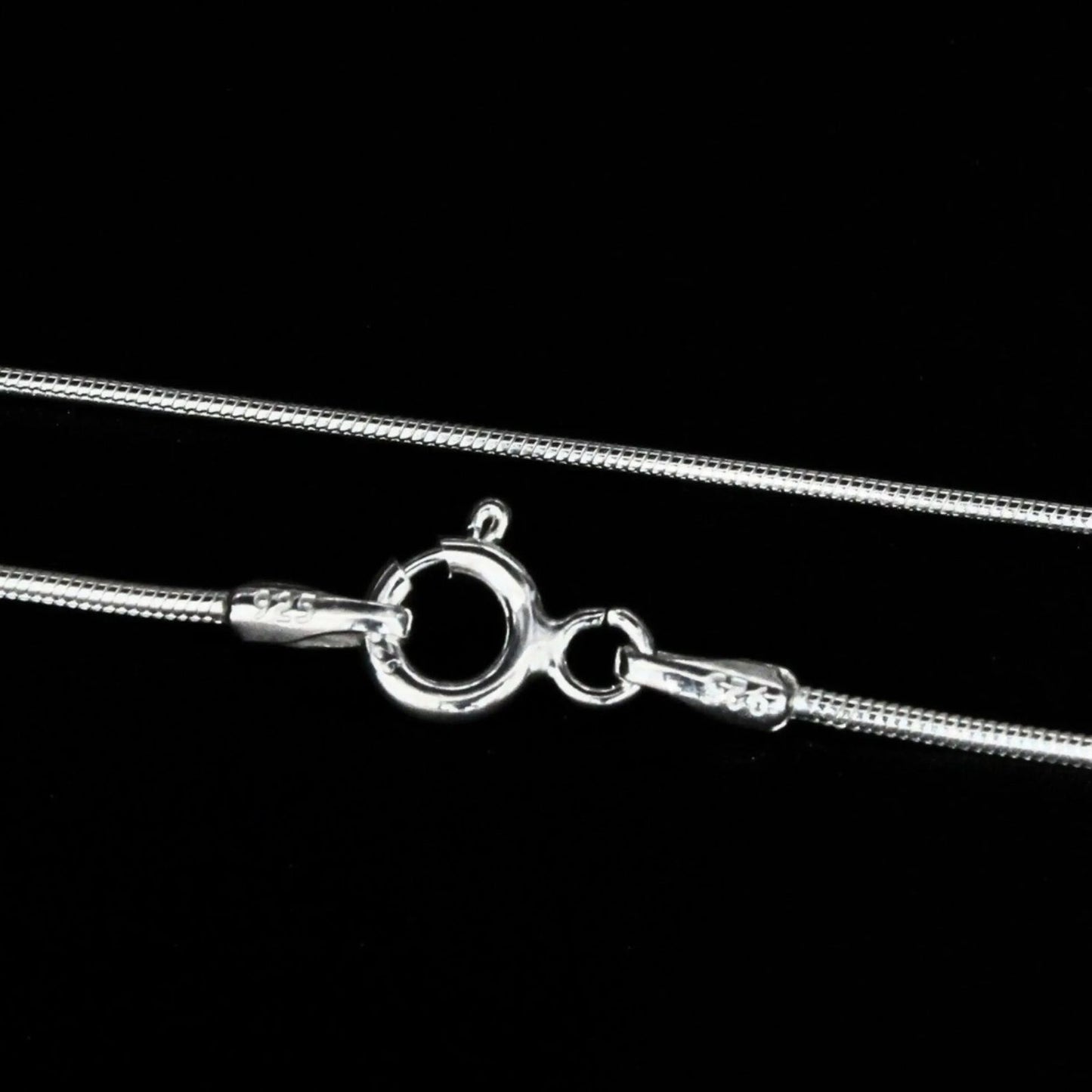 925 Sterling Silver handmade divine Snake Neck chain 18"