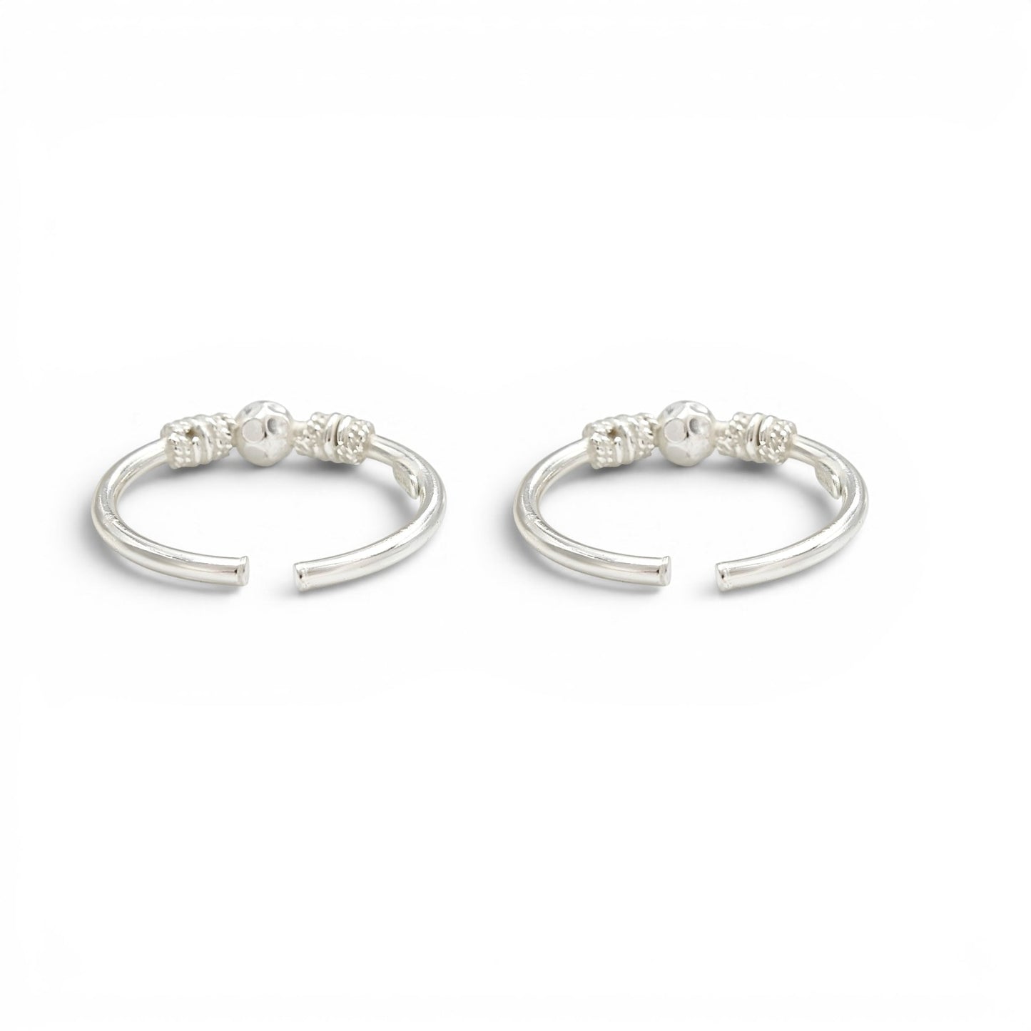 Beach wear 925 Real Silver Women Toe Ring - Pair