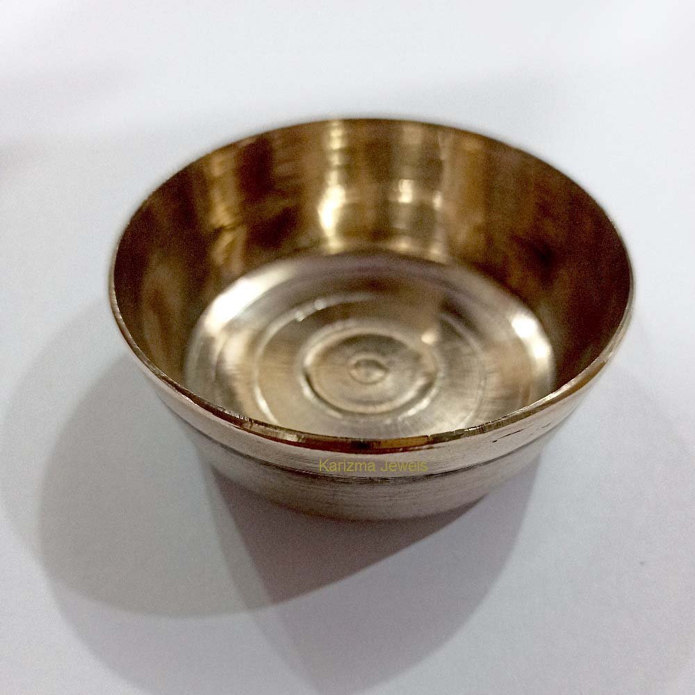 Pure Bronze Kansa Bowl Pooja Item