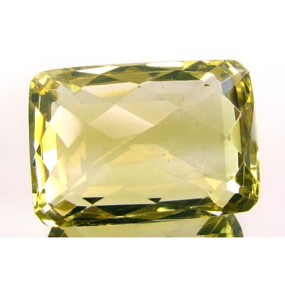 SUPERB-A+-131.2Ct-CLEAR-FINE-NATURAL-LEMON-QUARTZ-RECTANGLE-CHECKER-FACETED-GEMSTONE