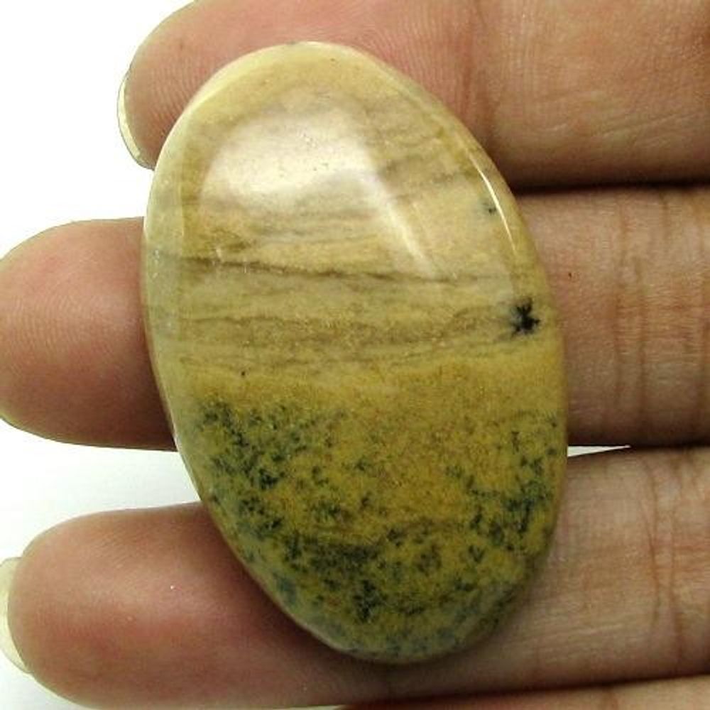 Selected 256Ct 5pc Wholesale lot Natural Brown Jasper Cabochon Gemstone