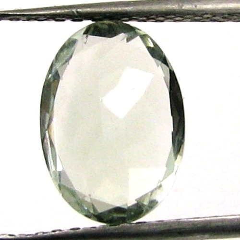 Superb 2.9Ct Natural Green Amethyst Pear Checker Cut Gemstone
