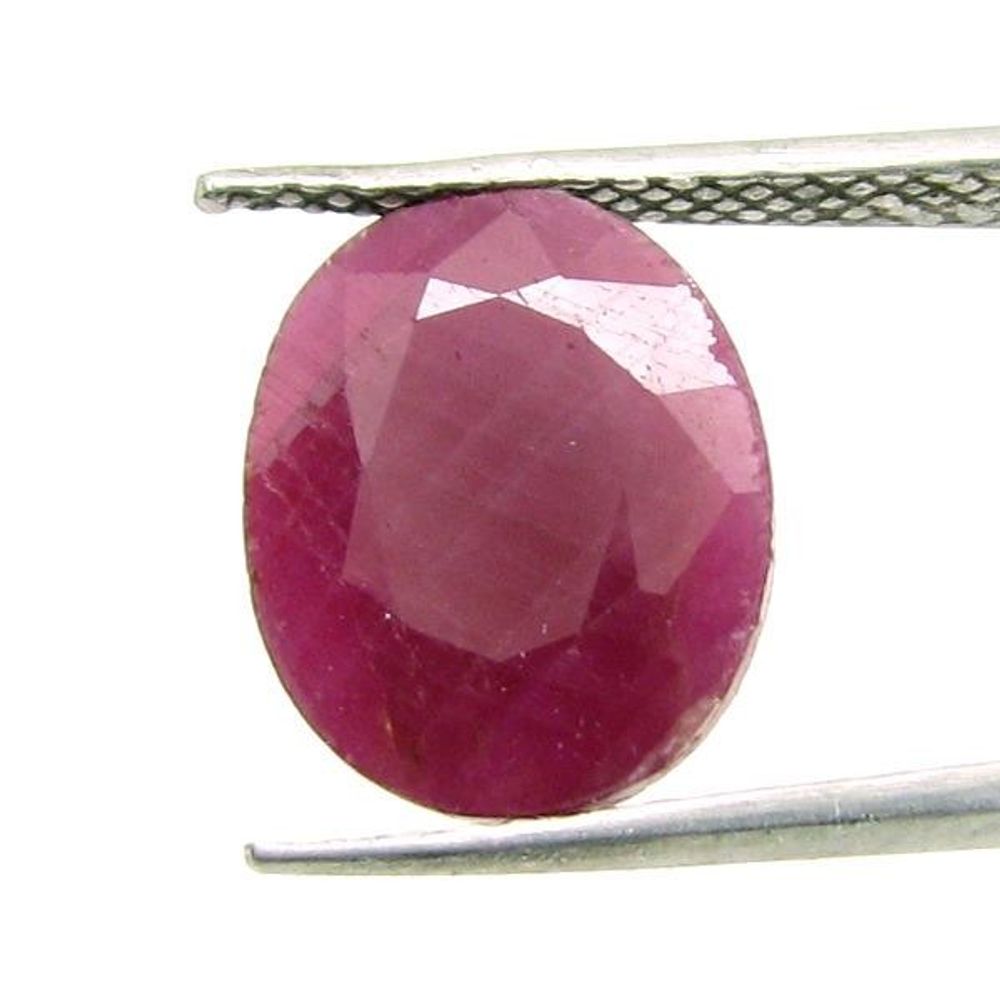 6.4Ct Natural Untreated Ruby (MANIK) Oval Cut Rashi Sun Gemstone