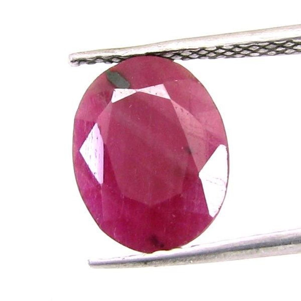 3.95Ct Natural Untreated Ruby (MANIK) Oval Rashi Sun Gemstone