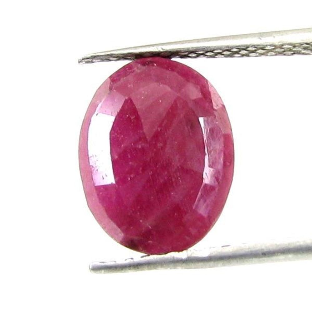 3.95Ct Natural Untreated Ruby (MANIK) Oval Rashi Sun Gemstone