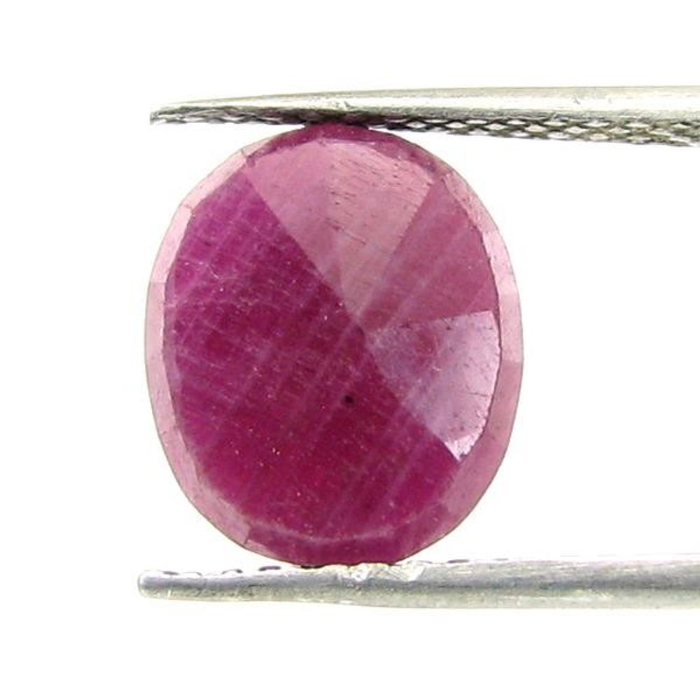 4.5Ct Natural Untreated Ruby (MANIK) Oval Rashi Sun Gemstone