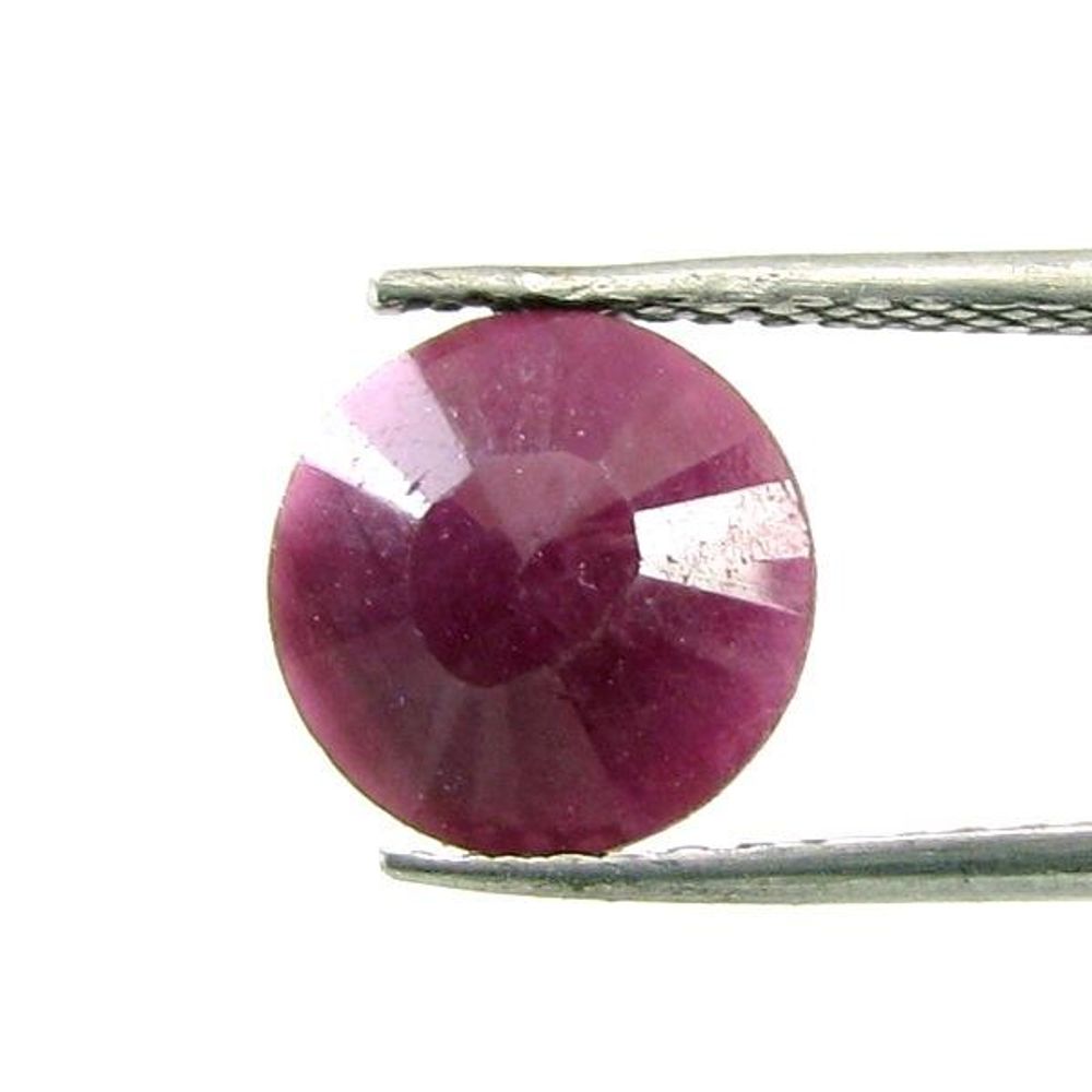 2.7Ct Natural Untreated Ruby (MANIK) Round Cut Rashi Sun Gemstone
