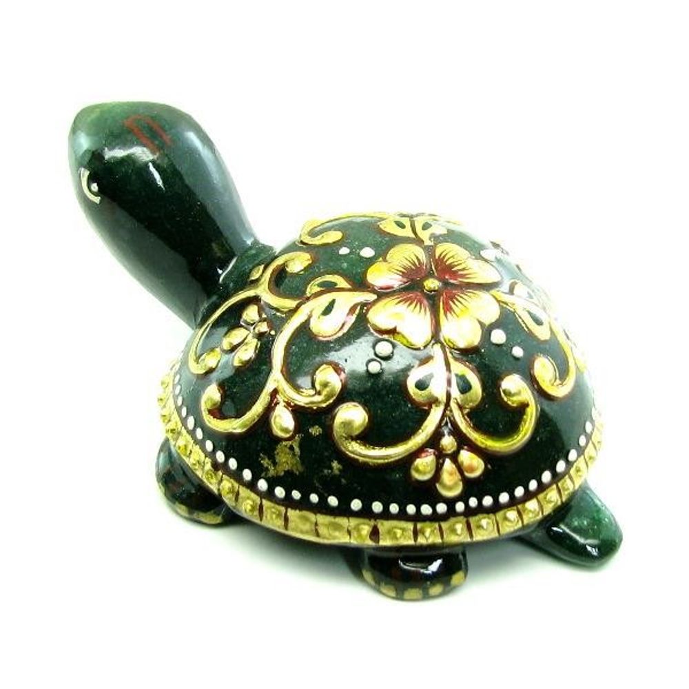 Natural Green Aventurine Gemstone Tortoise