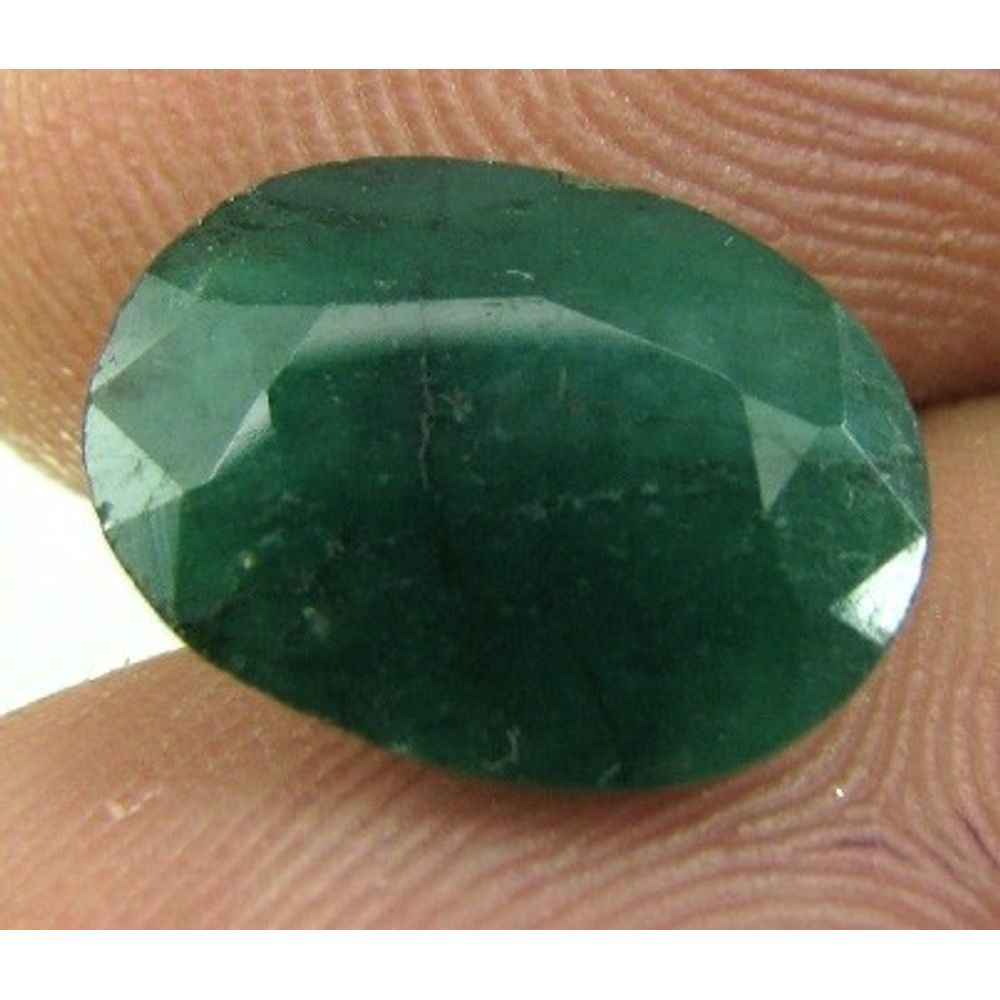3.35Ct 100% Natural Untreated Emerald Oval Cut Gemstone