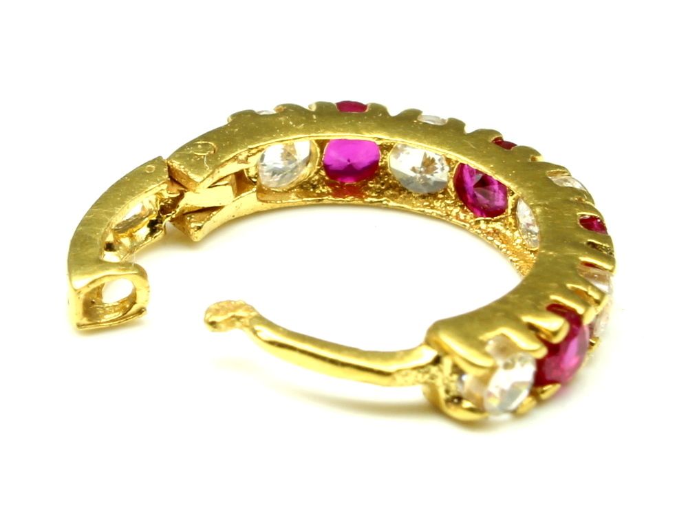 clicker Nose stud for 14k real gold