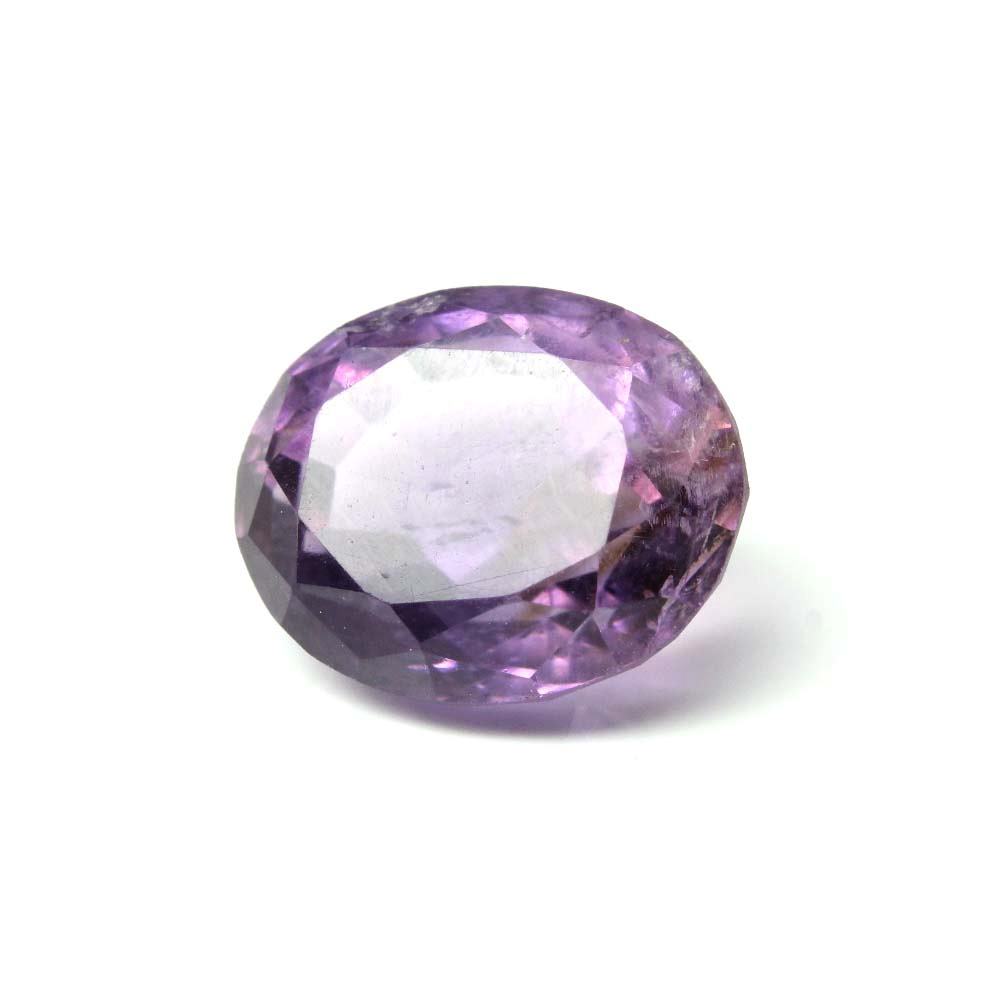 6.6Ct Natural Amethyst (Katella) Oval Faceted Purple Gemstone