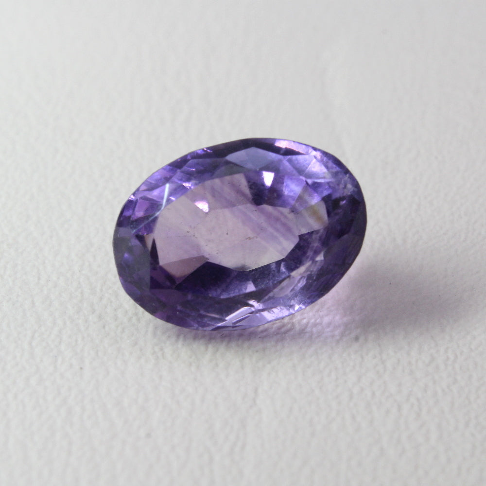 8.15Ct Natural Amethyst (Katella) Oval Faceted Purple Gemstone