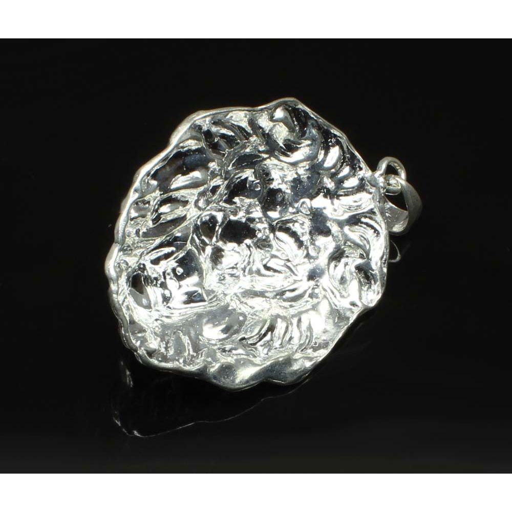 Loin Head Sterling Silver Pendant