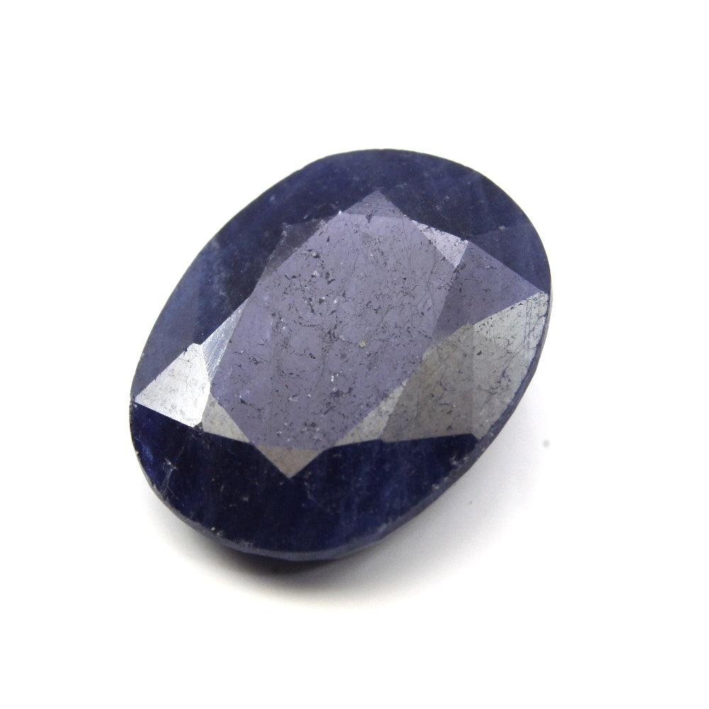 Certified 6.19Ct Natural Blue Sapphire (Neelam) Oval Cut Gemstone