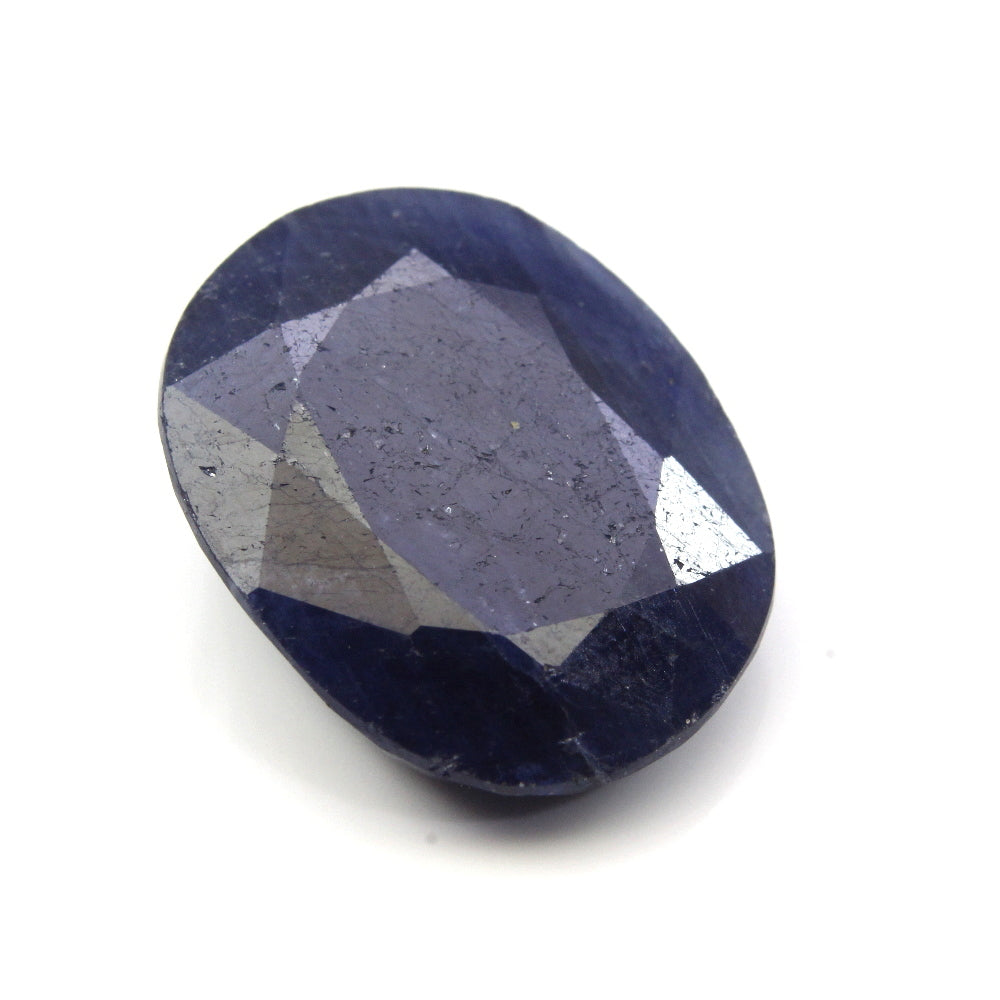 Certified 6.19Ct Natural Blue Sapphire (Neelam) Oval Cut Gemstone