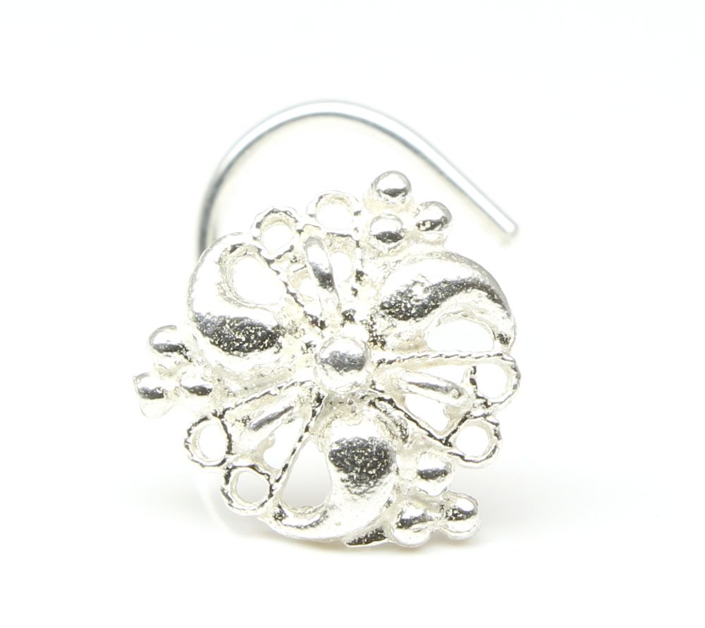 Real Silver Nath for women in Indian Style