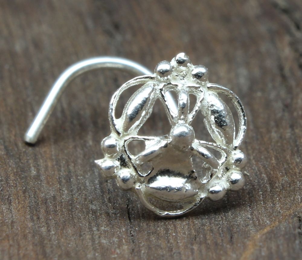 Handmade Silver Nose Ring
