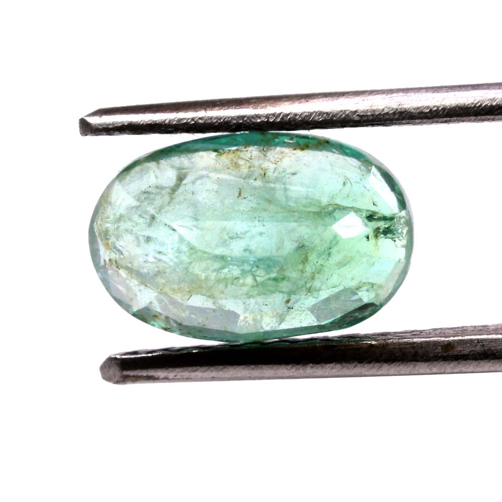 2.8Ct Natural Green Oval (Panna) Oval Cut Gemstone