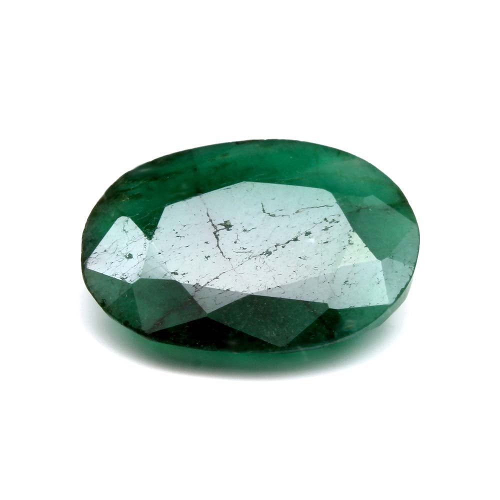 3.35Ct 100% Natural Untreated Emerald Oval Cut Gemstone