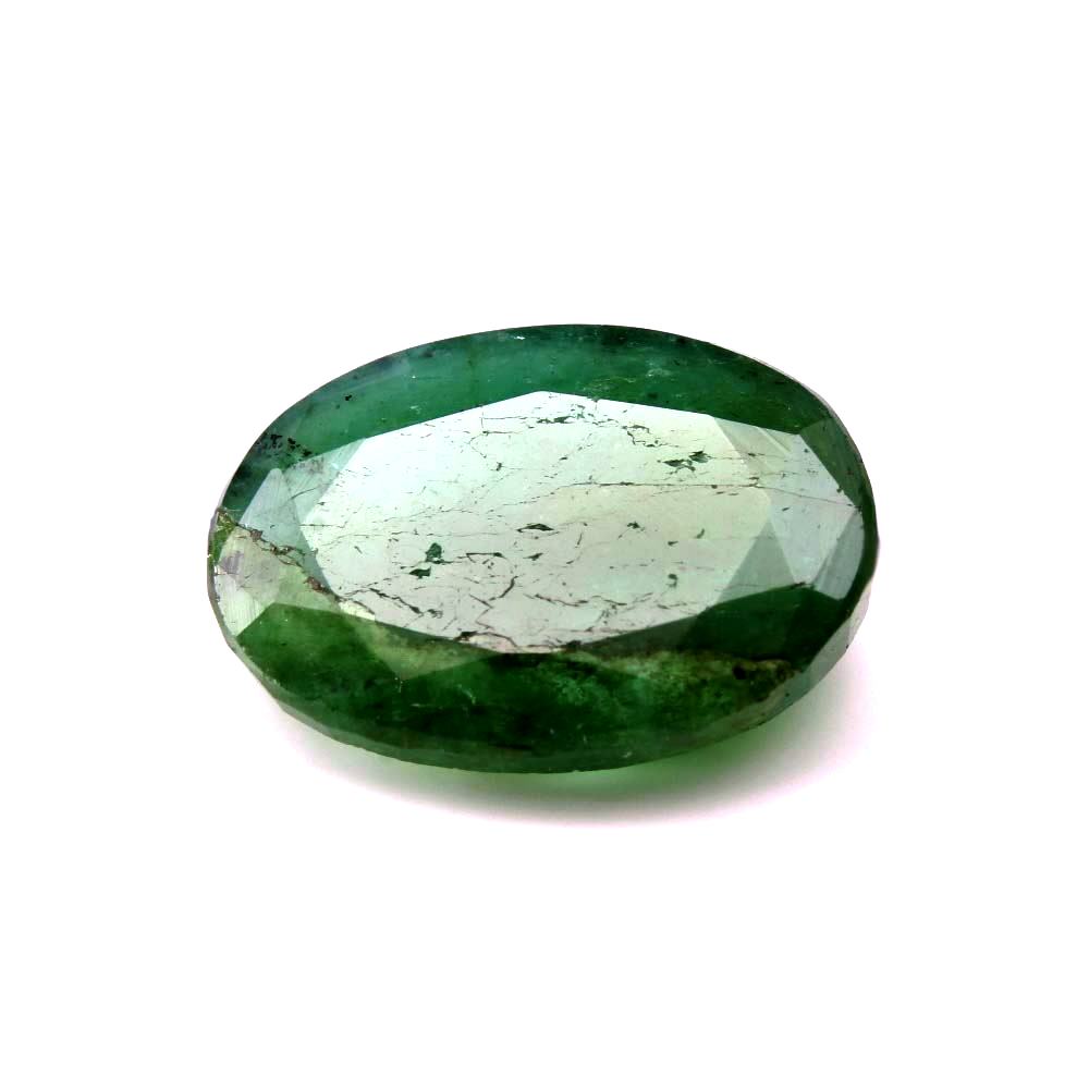 3.3Ct Natural Green Emerald Untreated Oval Cut Astor Gemstone