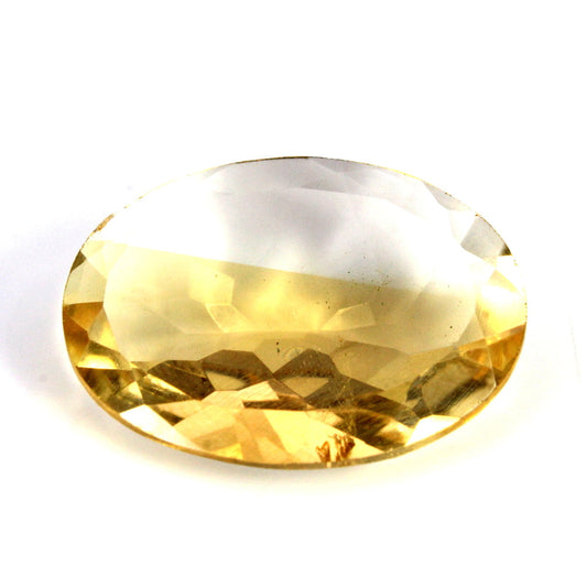 9.6Ct Natural Yellow Citrine (Sunella) Oval Cut Gemstone