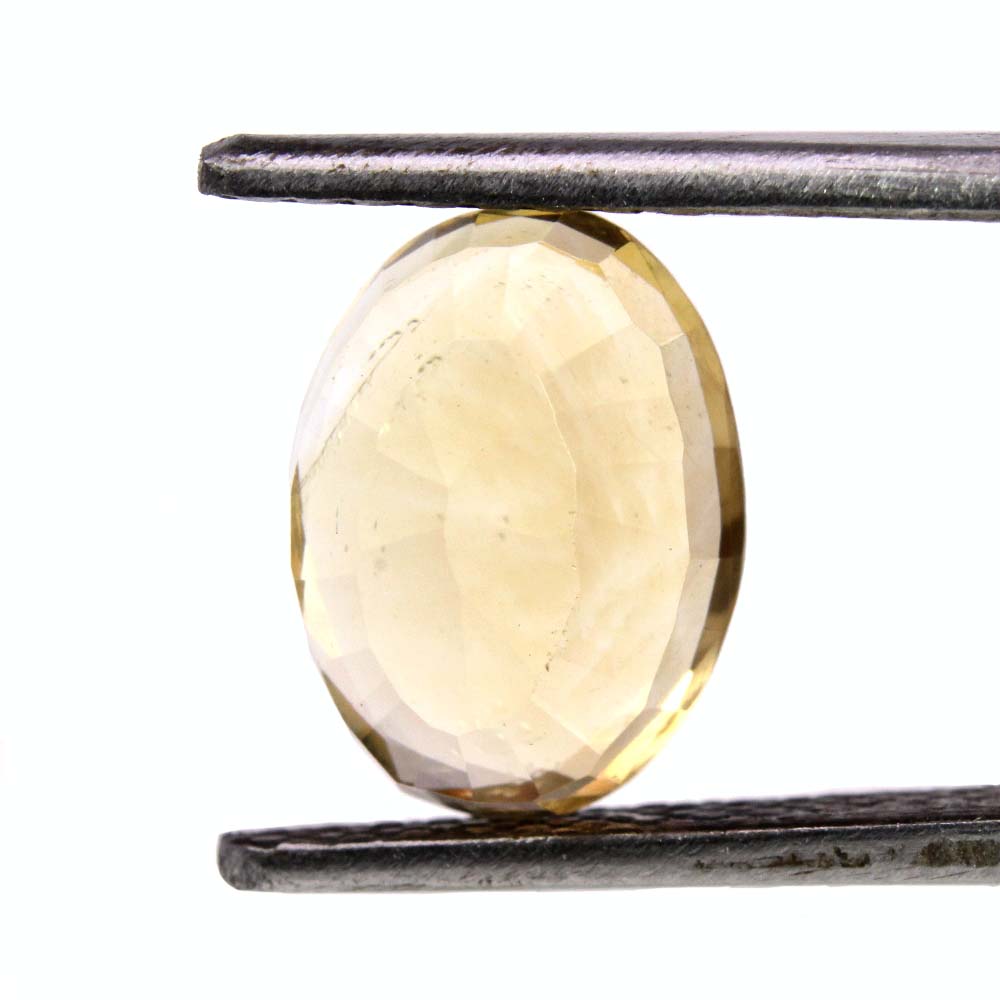 2.75Ct Natural Yellow Citrine (Sunella) Oval Cut Gemstone