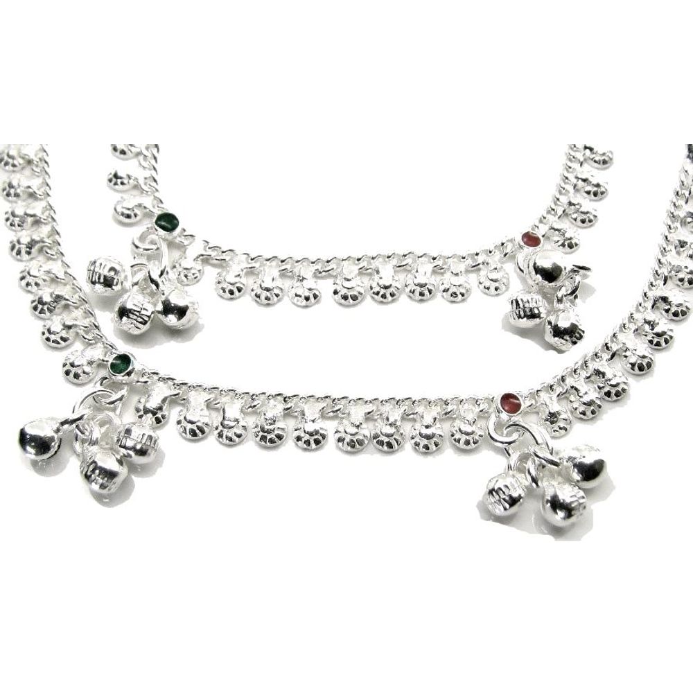 Solid Silver Kids Anklets Ankle chain 5.8"