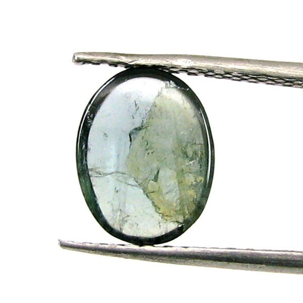 2Ct Natural Blue Tourmaline Oval Cut Gemstone