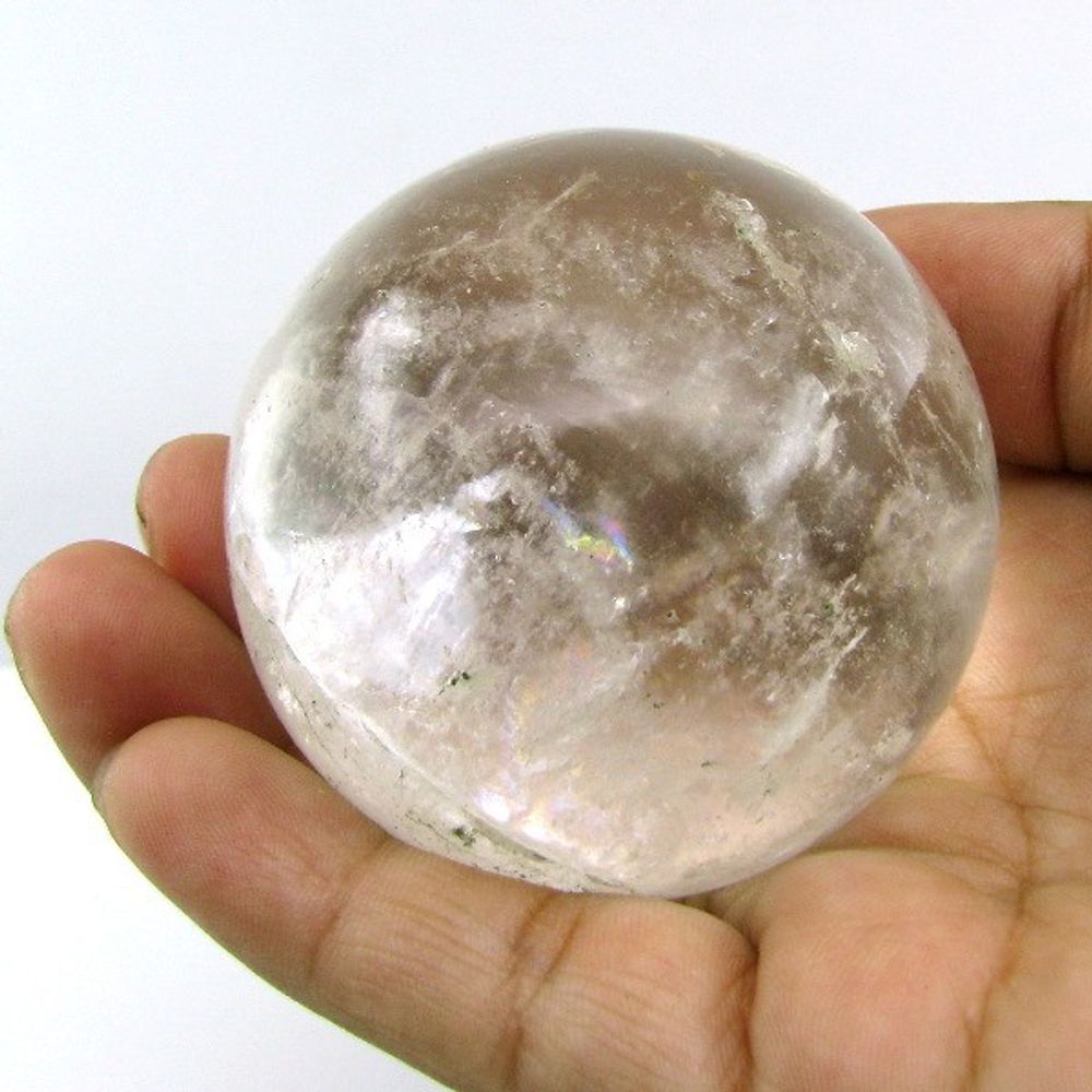 960Ct Natural Crystal Quartz Gemstone Sphere Healing Ball