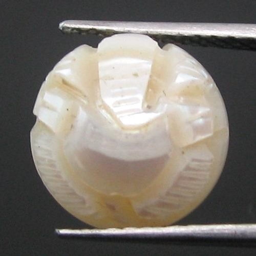 Pearl Carved Lord Ganesha For Wealth & Prosperity