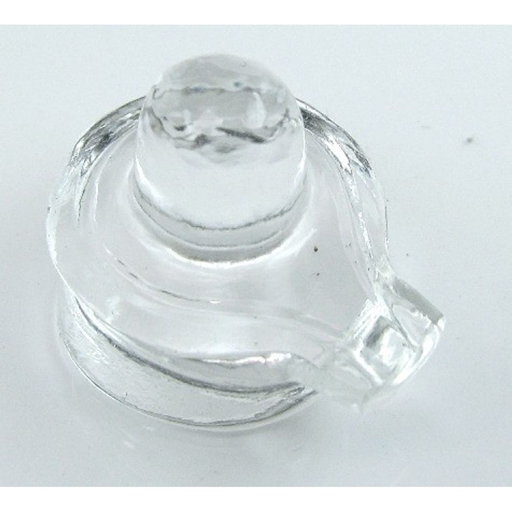 Natural Crystal Quartz Sphetic Carved Shivling Shiva Idol